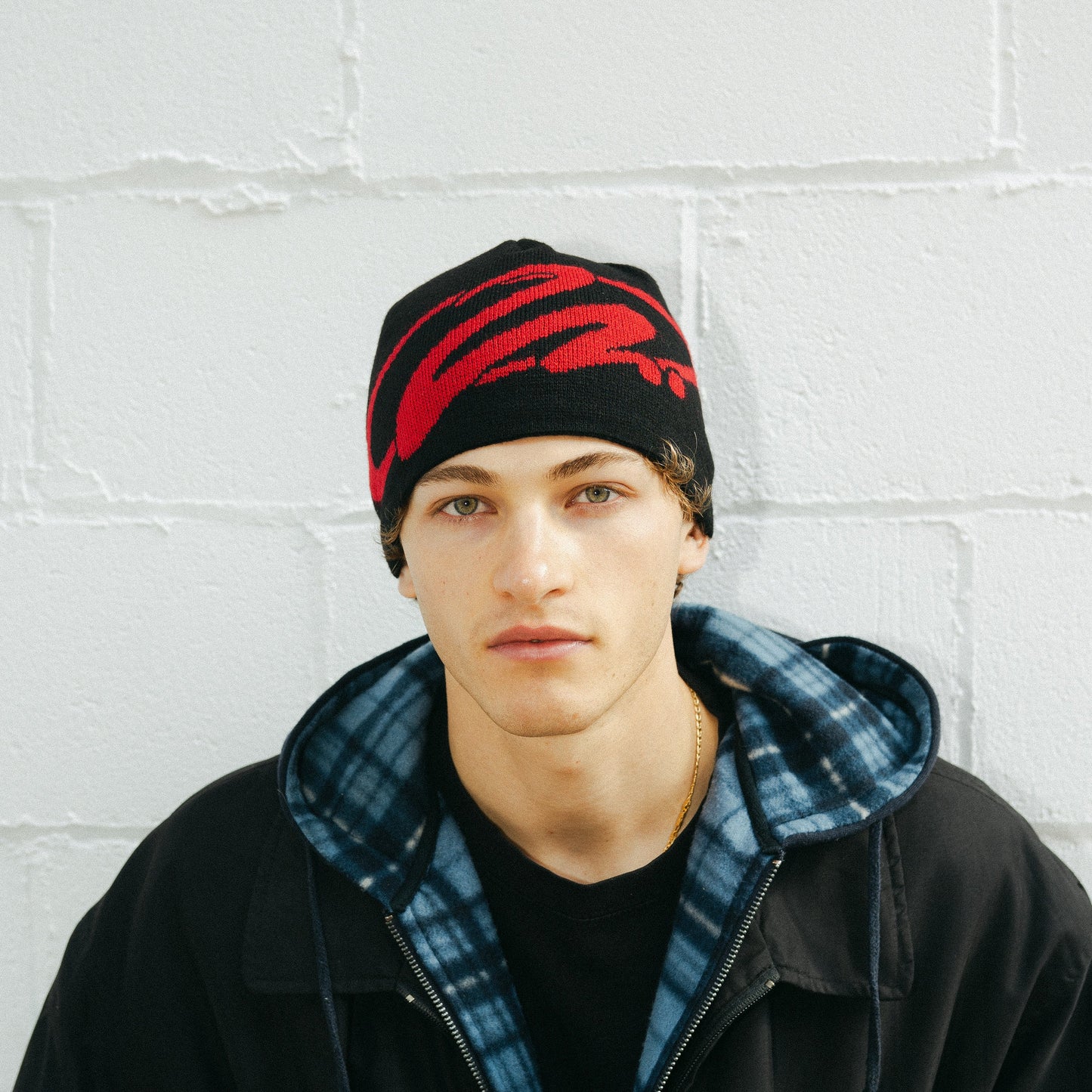007 Graphic Beanie - Wildfire