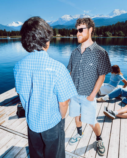 Coastal Button Up - Blue