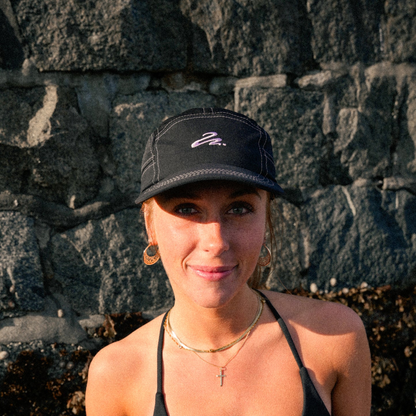 006 Logo Athletic Hat - Midnight Violet