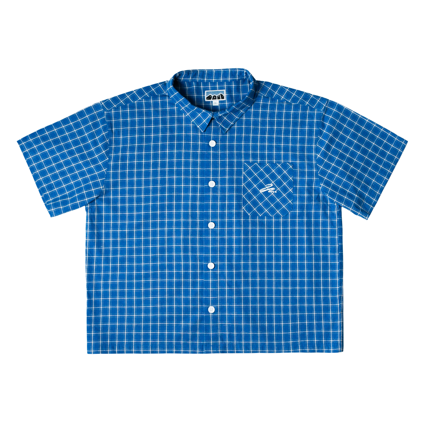 Coastal Button Up - Blue