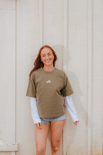 005 Logo T-Shirt - Earth Green