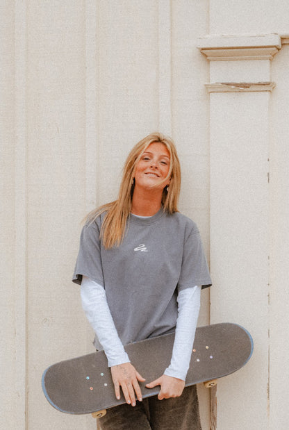 005 Logo T-Shirt - Stone Blue