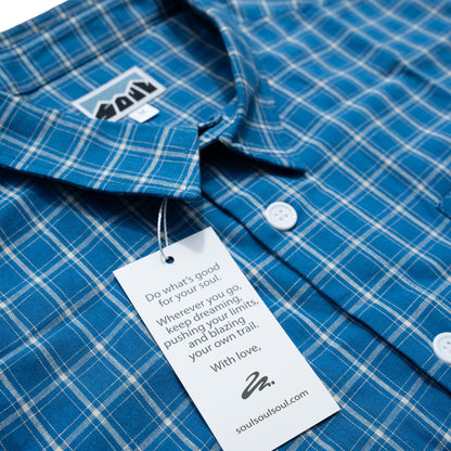 Coastal Button Up - Blue