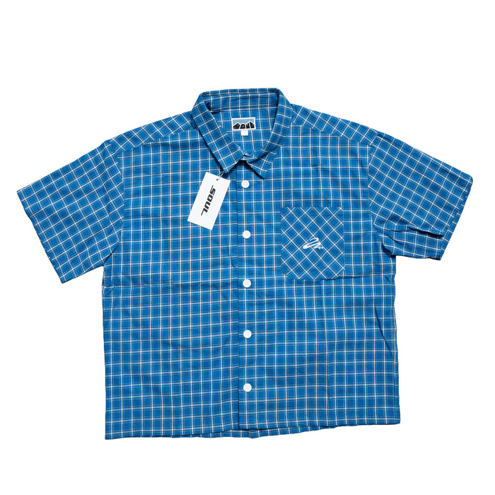 Coastal Button Up - Blue
