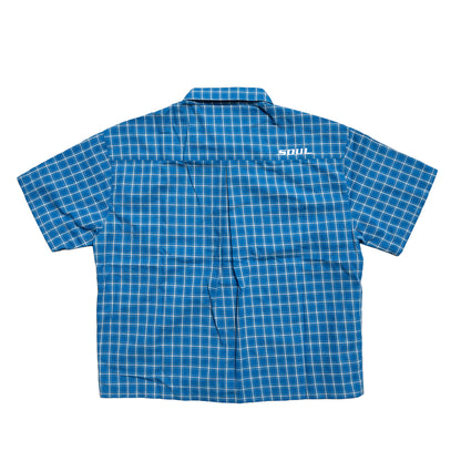 Coastal Button Up - Blue